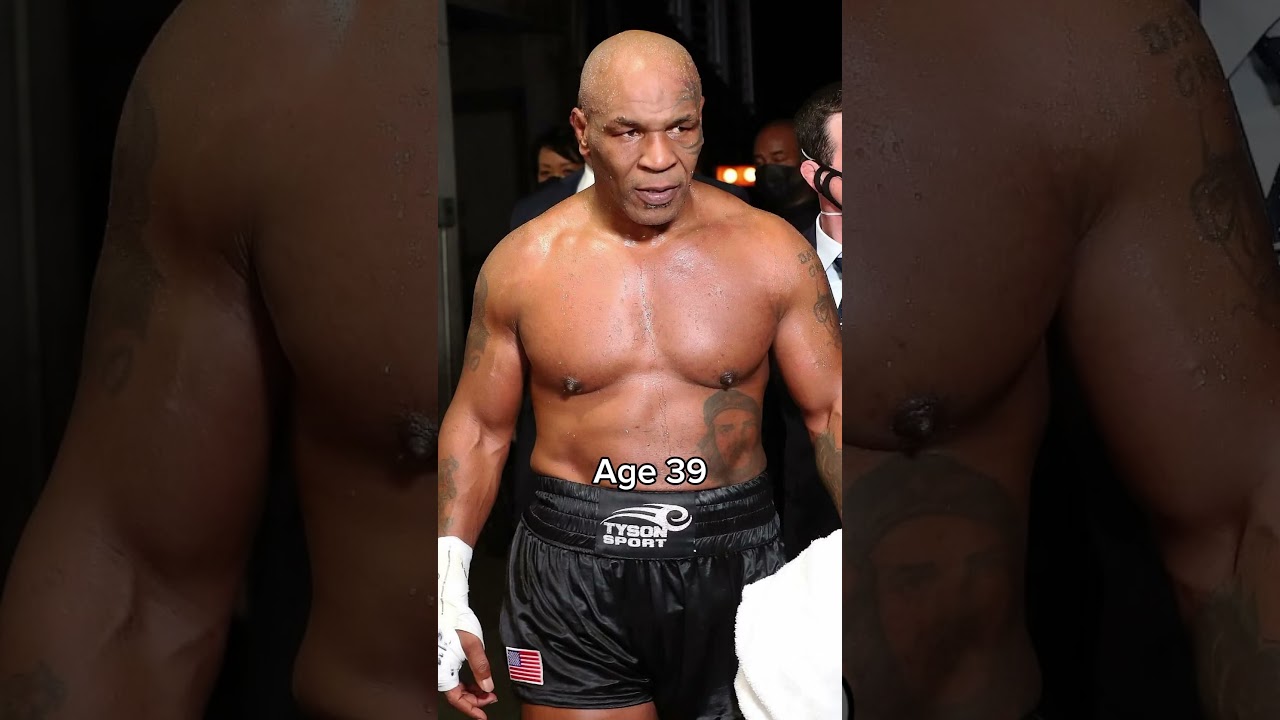 Mike Tyson’s age from 57 to 15 years old 🥊 