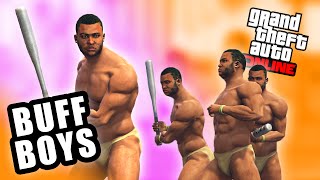 GTA 5 Online - BUFF BOYS BAT BRAWL (Funny Moments) GTA 5 Online - BUFF BOYS BAT BRAWL (Funny Moments)