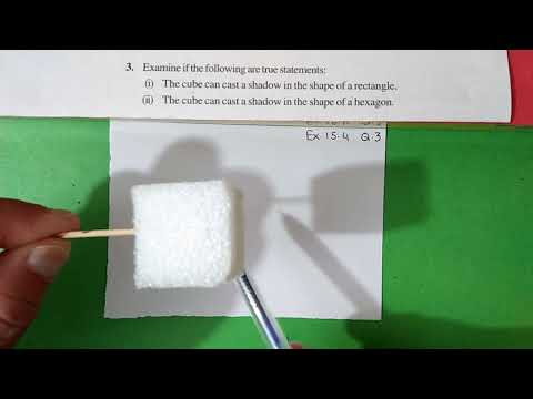 Q.3 Ex.13.4 Chapter:13 Visualising Solid Shapes | New New Ncert Maths Class 7 | Cbse