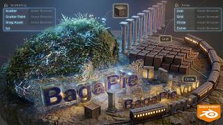 Blender BagaPie V11.0 Guide: Advanced Scattering & Random Arrays 🚀