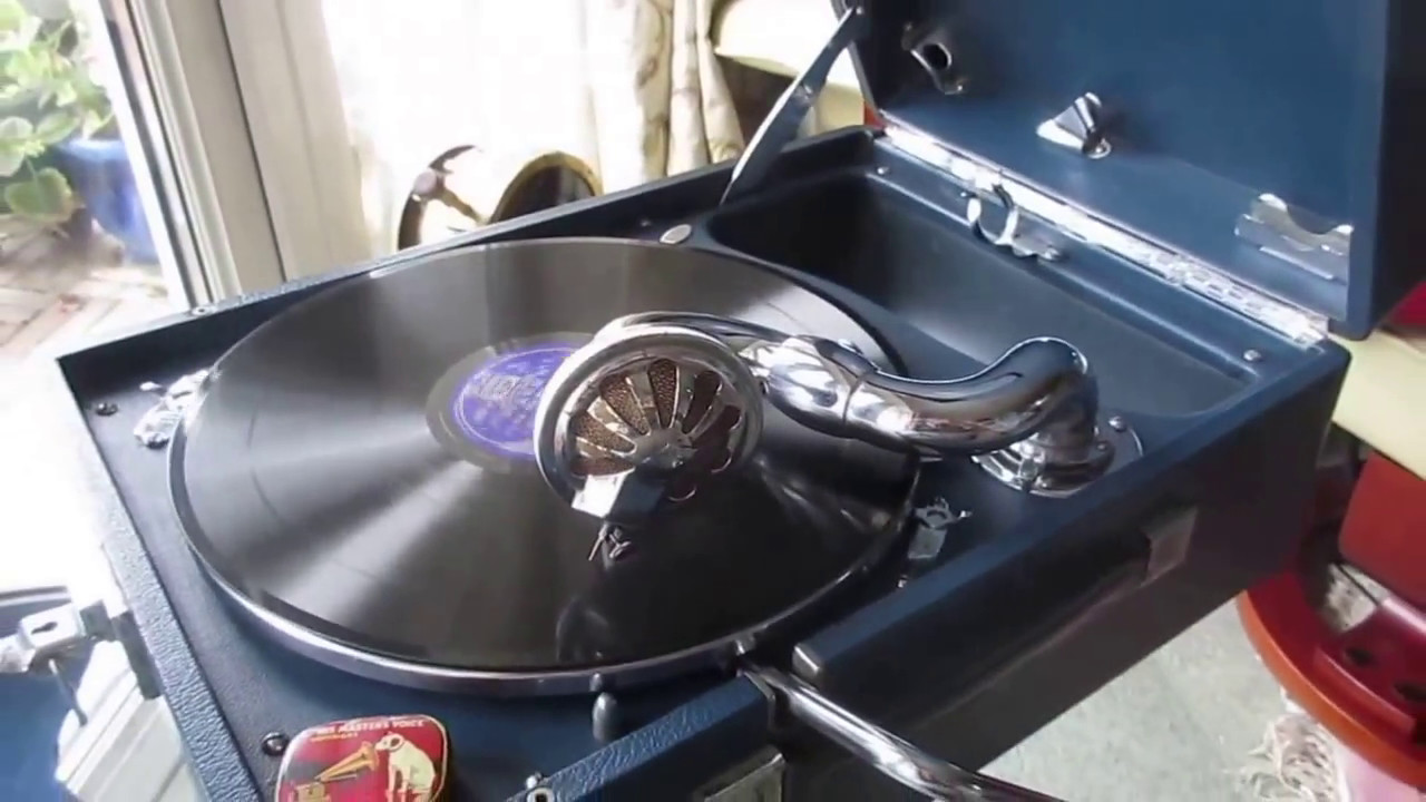 AL BOWLLY - 78 "If I didn't have you" ON 1933 BLUE HMV 102 GRAMOPHONE