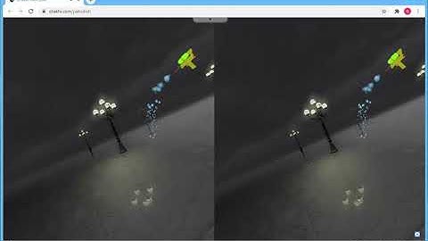 Play with Squirt Gun in the Rain.  WebXR with Input Controller Demo.