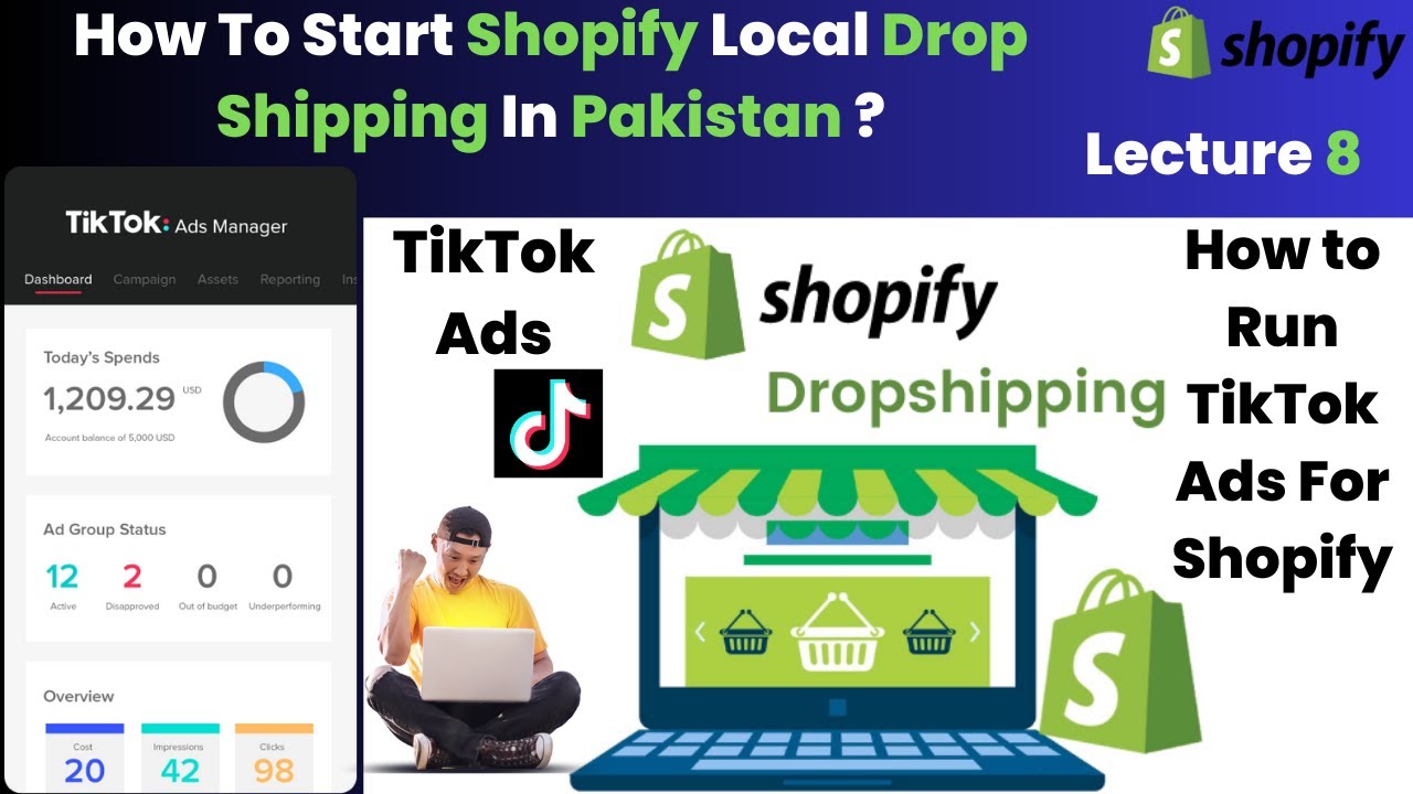 How To Run TikTok Ads For Shopify | How To Start Shopify Drop Shipping ...