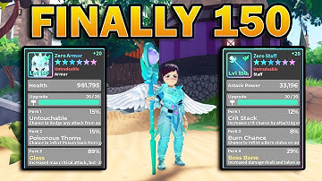 I Finally Got My Zero 150 Armor and Staff | World Zero