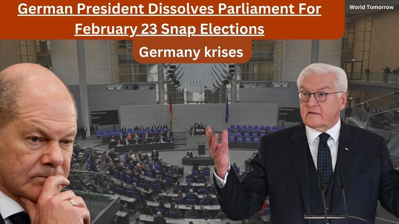 Germany at a Crossroads | President Steinmeier Dissolves Parliment | germany Crises |