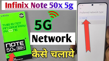 Infinix note 50x 5g network setting, Infinix note 50x me 5g network kaise  laye, Infinix note 50x 5g