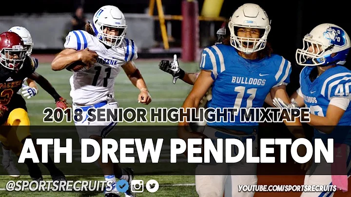 Drew Pendleton Senior Highlights: 6'0 195 ATH (Bur...