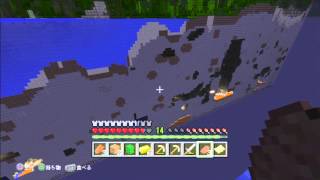 Minecraft Ps3 今までで一番大きなチャンク抜け Youtube