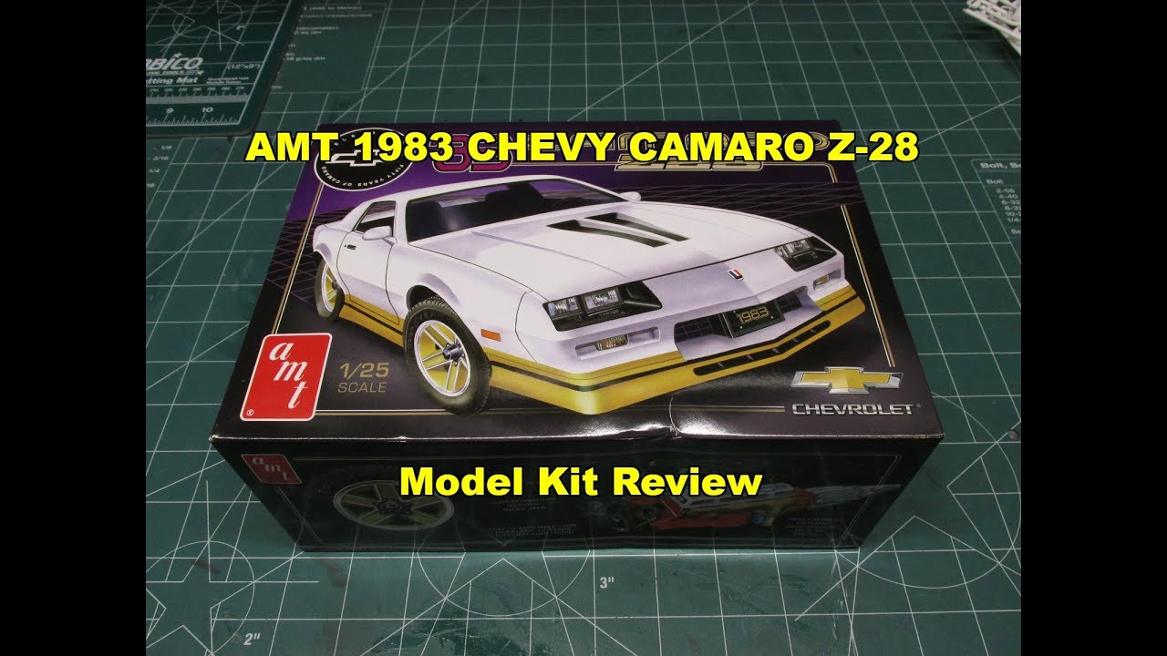 1983 Chevy Camaro Z28 Chevrolet 50th 1:25 AMT Model Kit Bausatz AMT1051