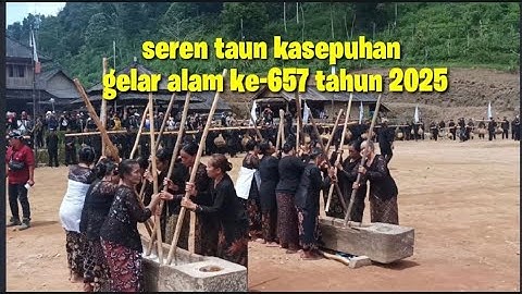 Upacara adat sunda seren taun kasepuhan abah ugi gelar alam ke 657 tahun 2025, kasepuhan adat banten