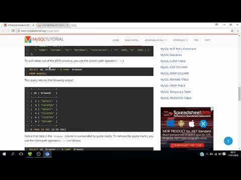 Tutorial MySQL JSON - YouTube
