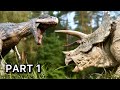 Allosaurus VS Triceratops Animation Part 1 2