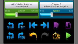 Ambling Bookplayer app navigation through audiobooks screenshot 4