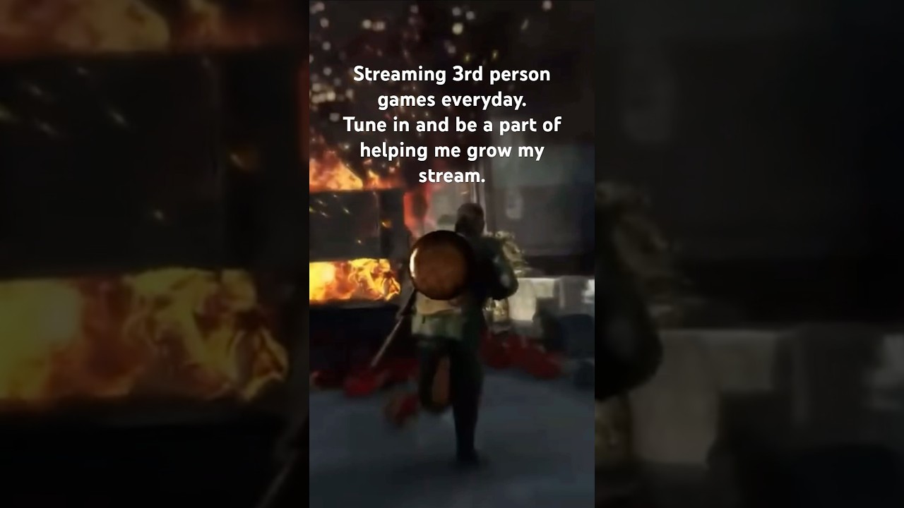 3rd person gamer tune into my live an watch the show. 