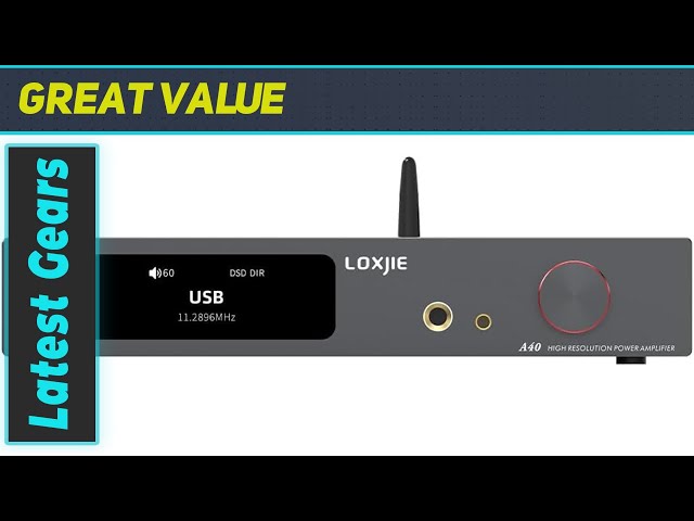 LOXJIE A40 Digital Amplifier: Unmatched Audio Experience - YouTube