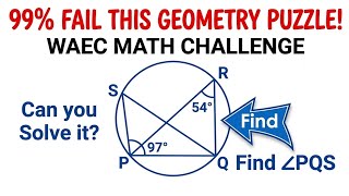 Can You Solve This WAEC Mathematics Geometry Problem? Harder Than It Looks!