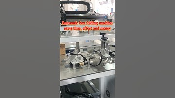 Automatic bottom folding box machine saves time