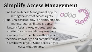 Simplify Access Management | User guide and tutorials | Odoo Profile