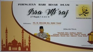 ISRA MIRAJ MASJID MIFTAHUSSAADAH BERSAMA TG H SHAARI BIN MOHD YUSUF PEWARIS MAKRIFAT TOK KENALI #1