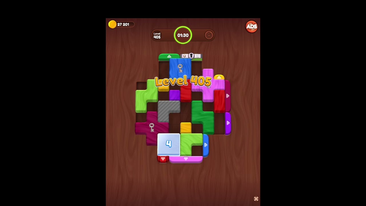 Color Wood Jam Levels 401-402-403-404-405-406-407-408-409-410