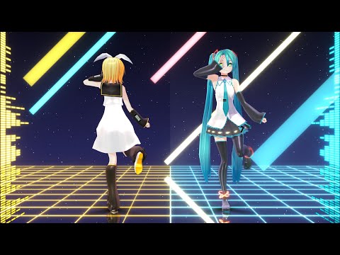 【MMD】ネガイボシ [back side ＆ mirror][60fps]【初音ミクカバー】
