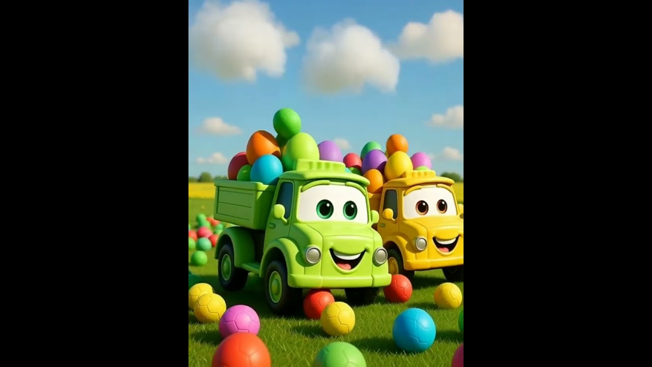 Toy Dance Party 🎈🚗🚂✈️ | Fun Kids Animation with Music & Balloons 