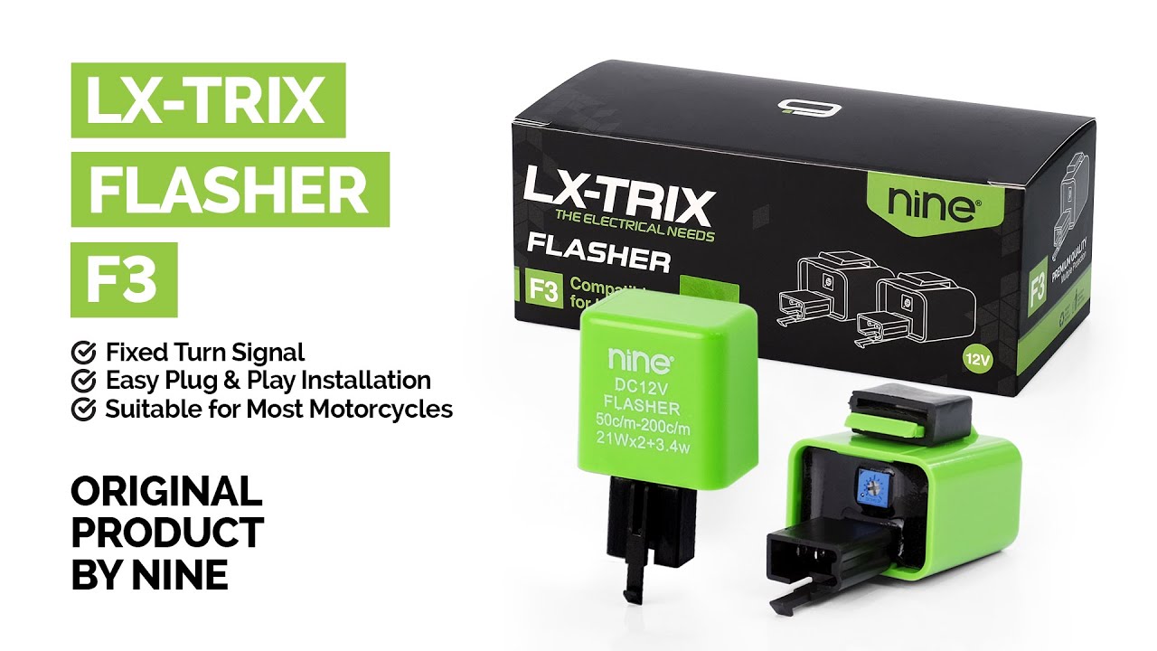 NINE - VIDEO KATALOG LX-TRIX F3 - FLASHER TURN SIGNAL