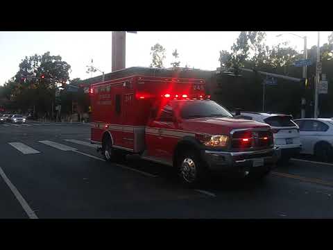 LAFD Rescue 246 (Reserve) Responding