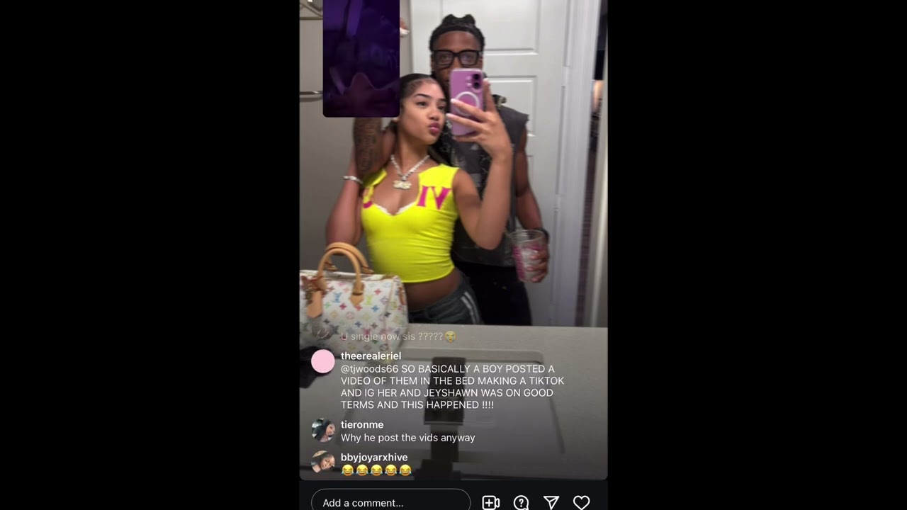 MALIAH GETS EXPOSED FOR CHEATING ON JAYSHAWN KEL EXPOSES MALIAH ON TIKTOK CHEATING WITH HIM LIVE