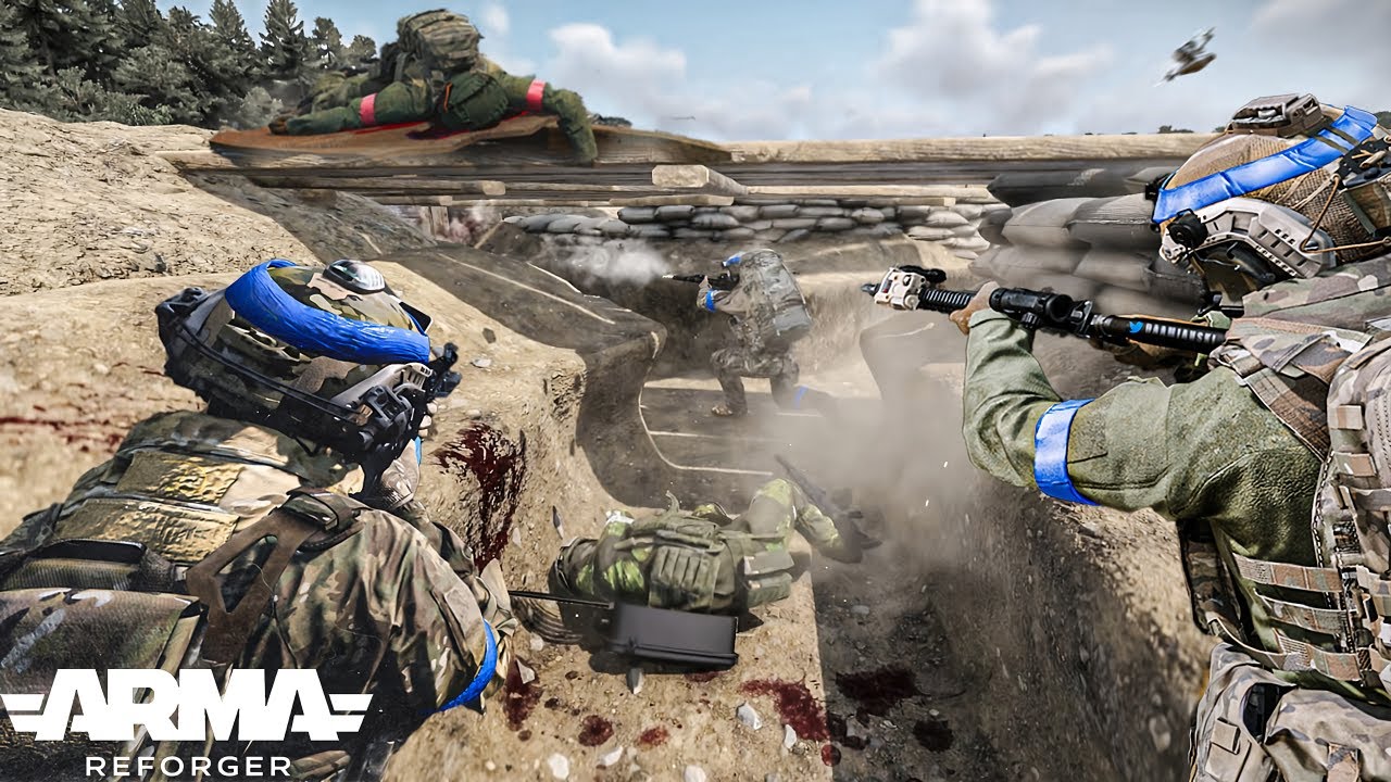 Современный фильм о траншейной войне | Arma Reforger