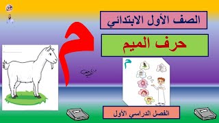 حرف الميم الصف الأول الابتدائي تدريب على القراءة الصحيحة الفصل الدراسي الأول المنهج الجديد