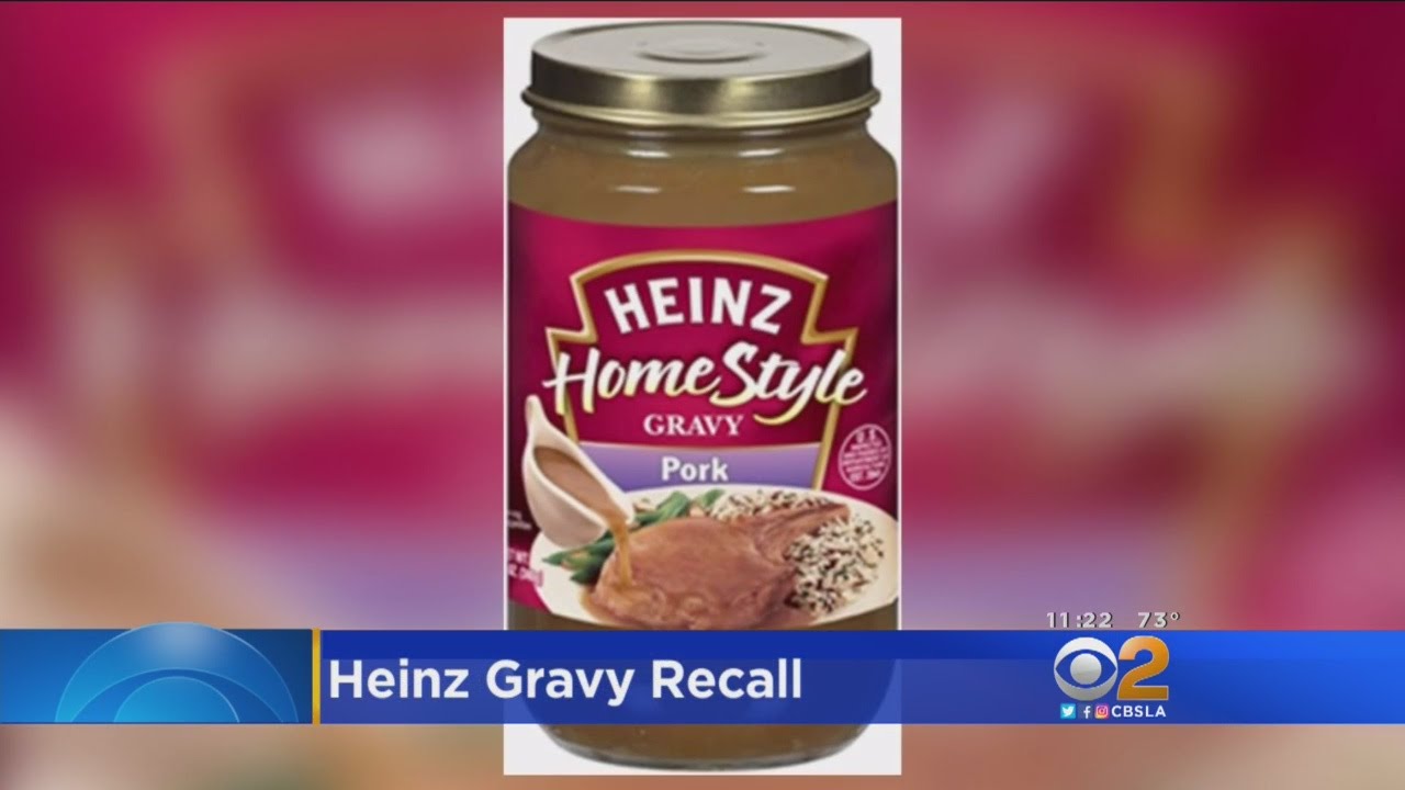 Turkey gravy recalled because of mislabeling