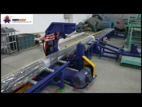 automtic steel tube bag packing and bundling machine