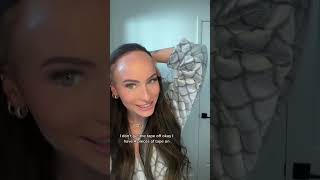 PT 2: wig install in less than 3 minutes!🤩 #wiginstall #wigfix #wigtutorial #wigtape #viral