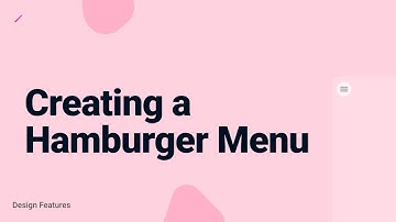 STUDIO Tutorial - Creating a hamburger menu