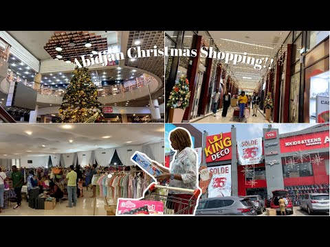 Abidjan Christmas shopping 2022