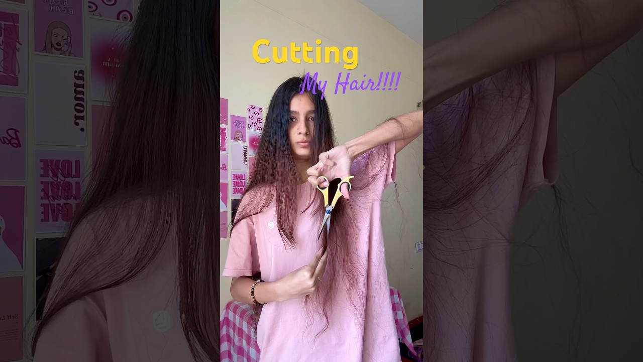 Cutting Butterfly Haircut at home ! 