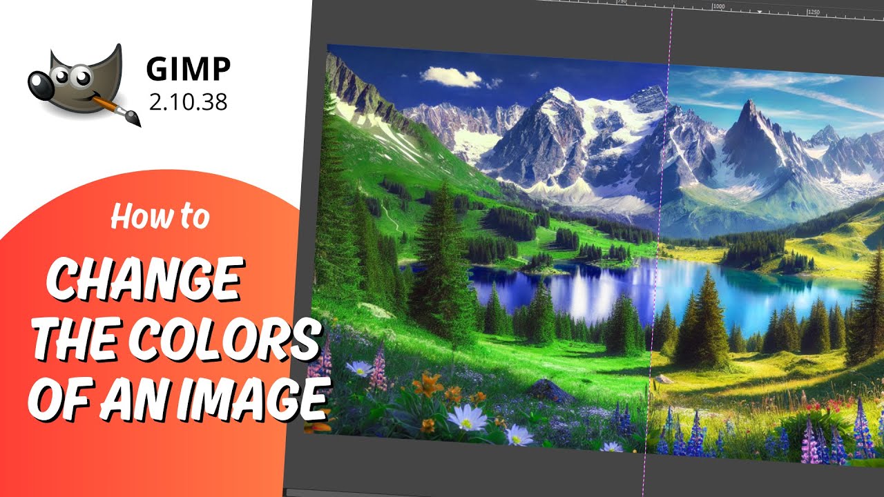 How to Change the Colors of an Image in GIMP. - YouTube