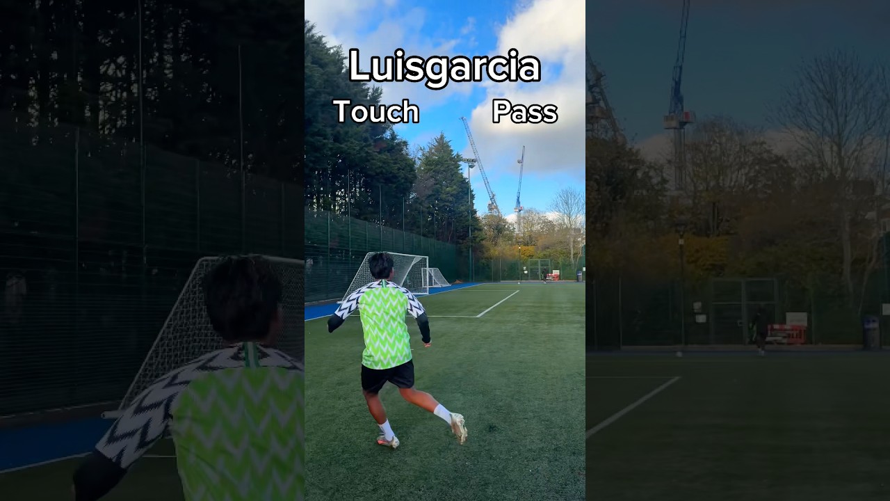 INSANE Touch and Pass CHALLENGE 😱 #football #footballshorts #soccer #soccershorts