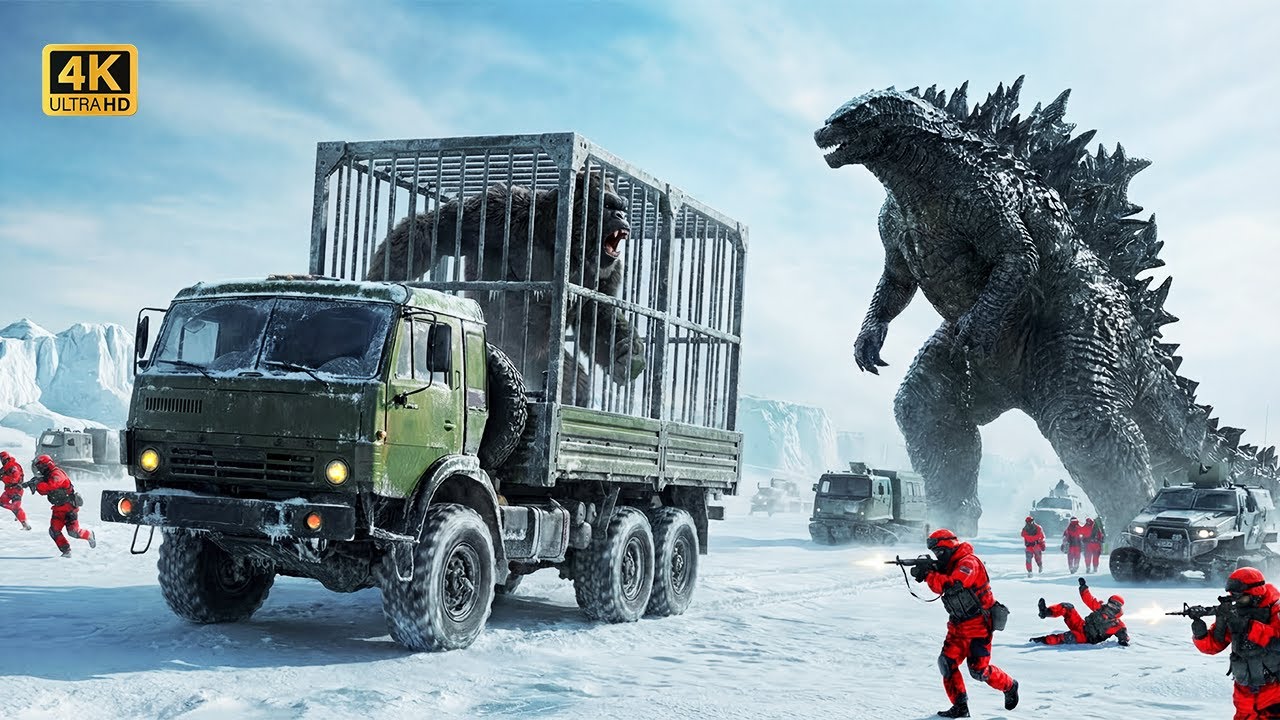 King Kong and Godzilla vs the Feds: The Ultimate Battle for Monster Supremacy | 4K Movie