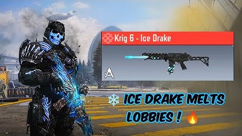 💀 “BLUE MYTHIC GHOST With MYTHIC KRIG - 6 ICE DRAKE Is PURE NIGHTMARE !” ❄️ | Call of Duty Mobile 