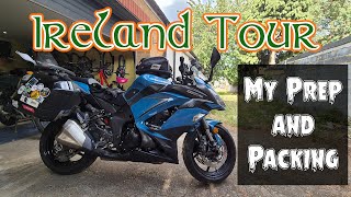 Motorcycle Touring: Packing for 11 days on a Kawasaki Ninja 1000SX | Ireland Tour 2025