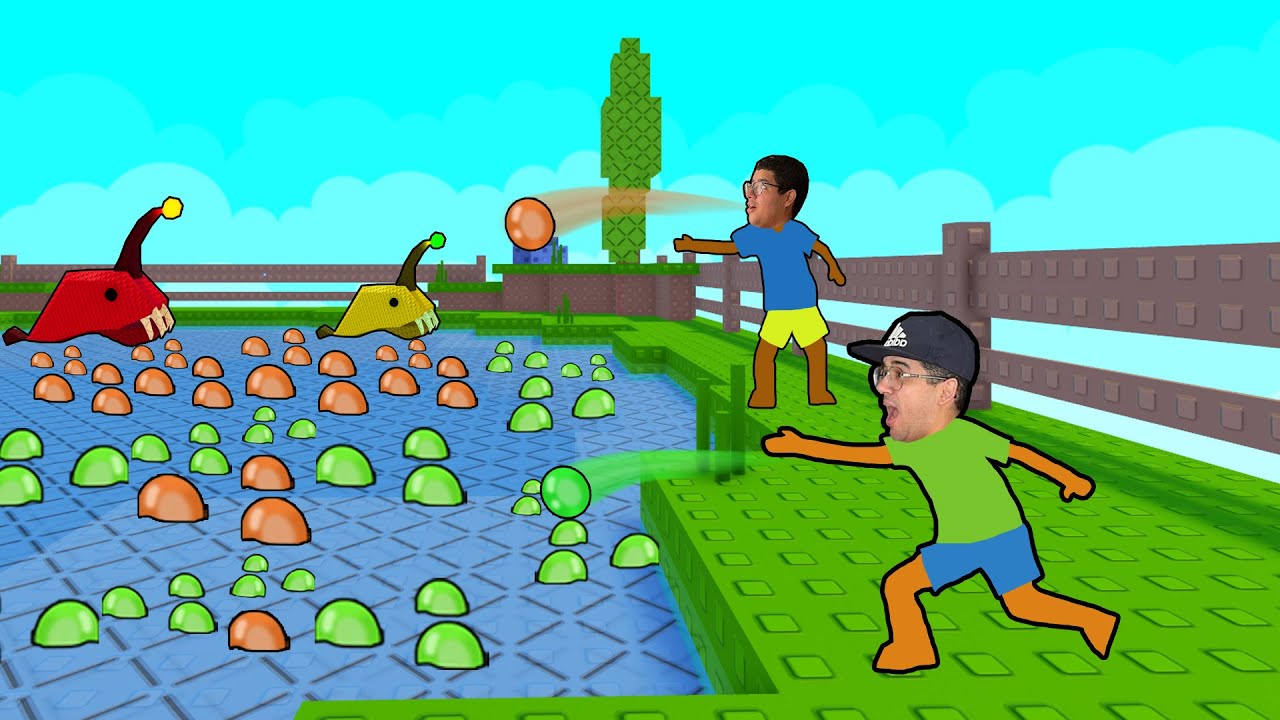 JOGAMOS 999999 OVOS DE PEIXES DENTRO DO LAGO E ACONTECEU ALGO INCRÍVEL!