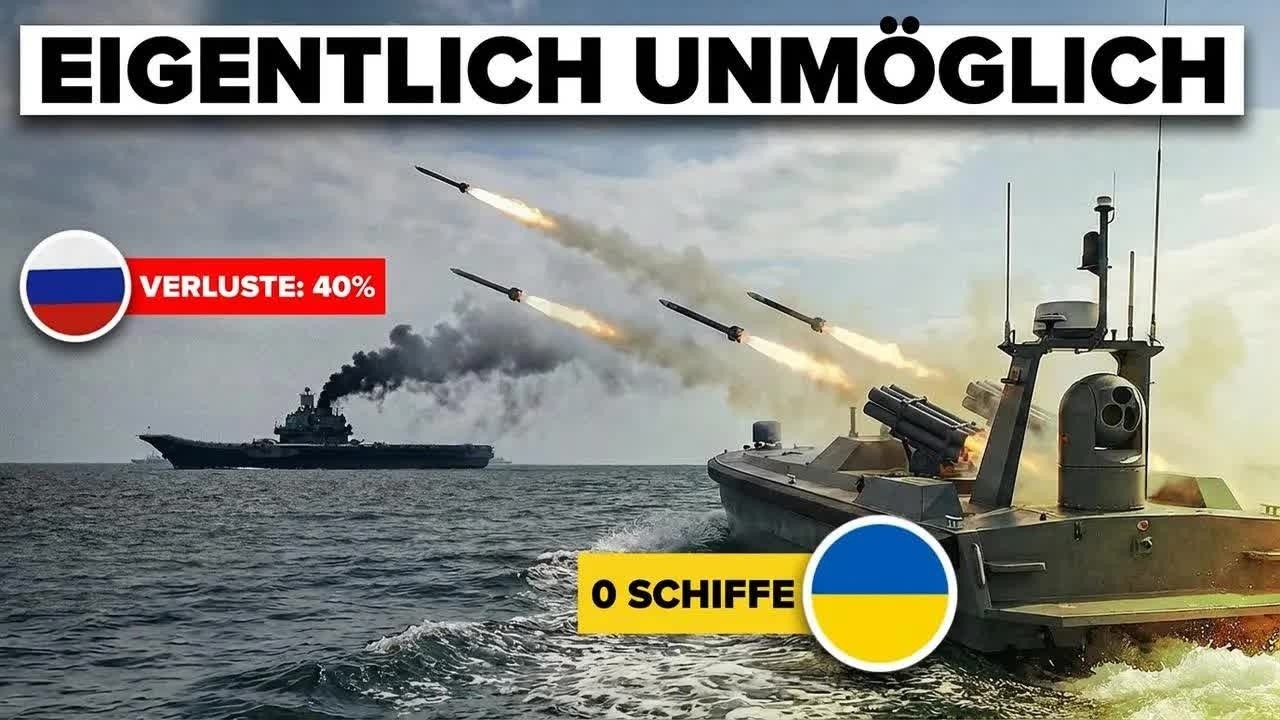 Wie die Ukraine Russlands Marine ohne ein einziges Schiff zerstörte