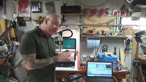 Using an indicator to find the center of a hole on a CNC