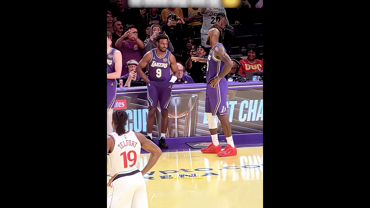 This Lebron & Bronny Handshake is Legendary 🥶