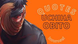 Uchiha Obito Quotes English Sub - Naruto Shippuden Kuurosei