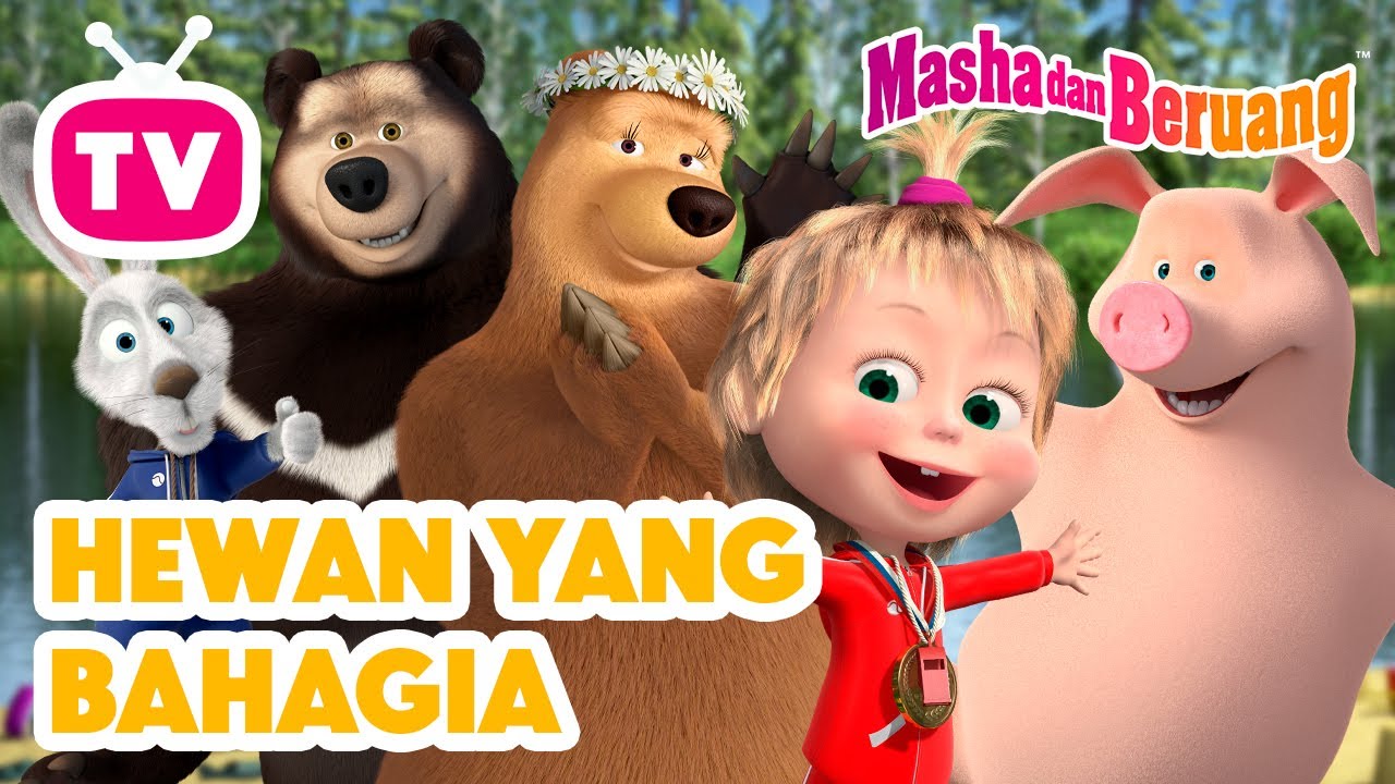 🏝🐯Hewan yang Bahagia 🌴🐒 Kids’s TV 📺🍿 Koleksi kartun episode terbaik 🎬 ...