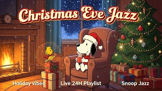 Gentle Morning Jazz Vibes with Snoopy | Soothing music for relaxing, studying, and working