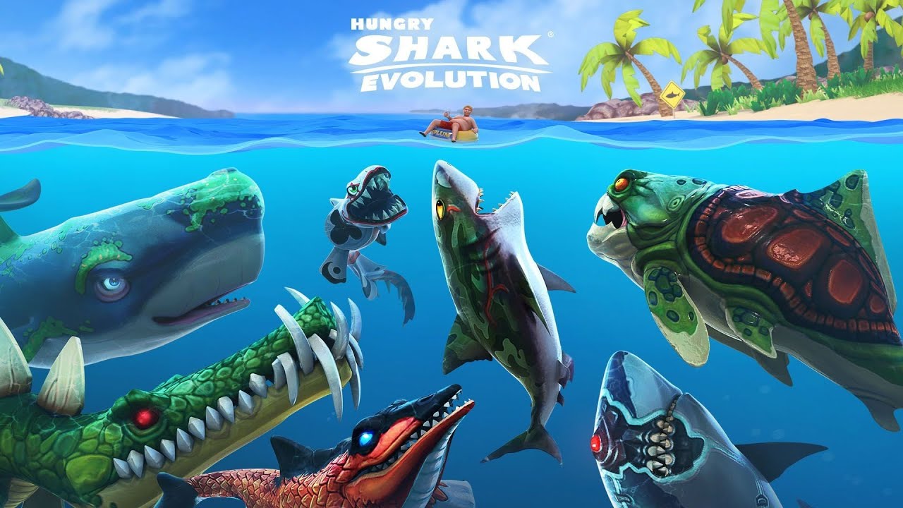 Hungry Shark Evolution - New Coming Soon - All 24 Sharks Unlocked Gems coins